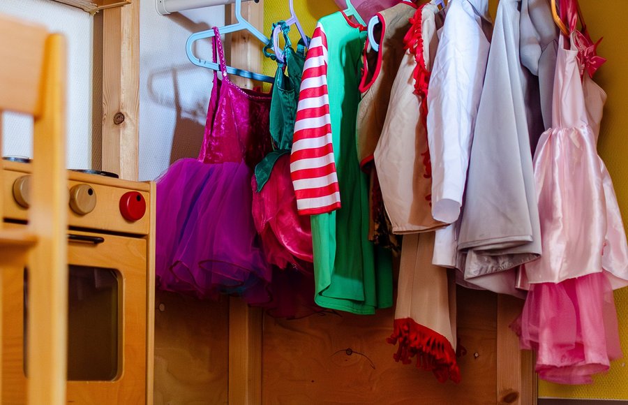 Infonachmittag, Ding- Kindergarten, Verkleidungsecke, Puppenecke