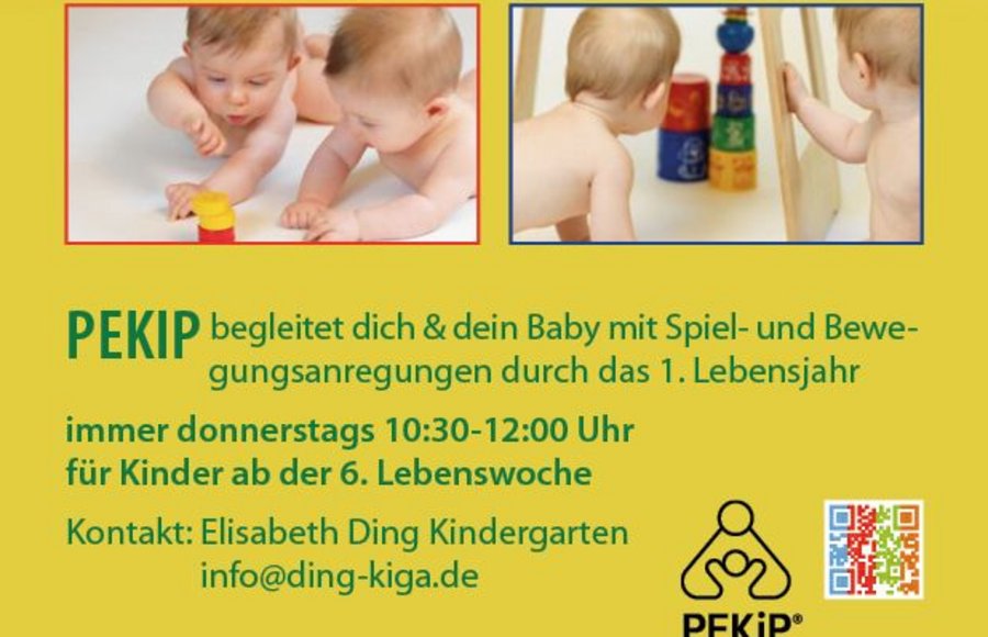 PEKIP, Ding-Kindergarten, Babys, Eltern- Kind- Kurs
