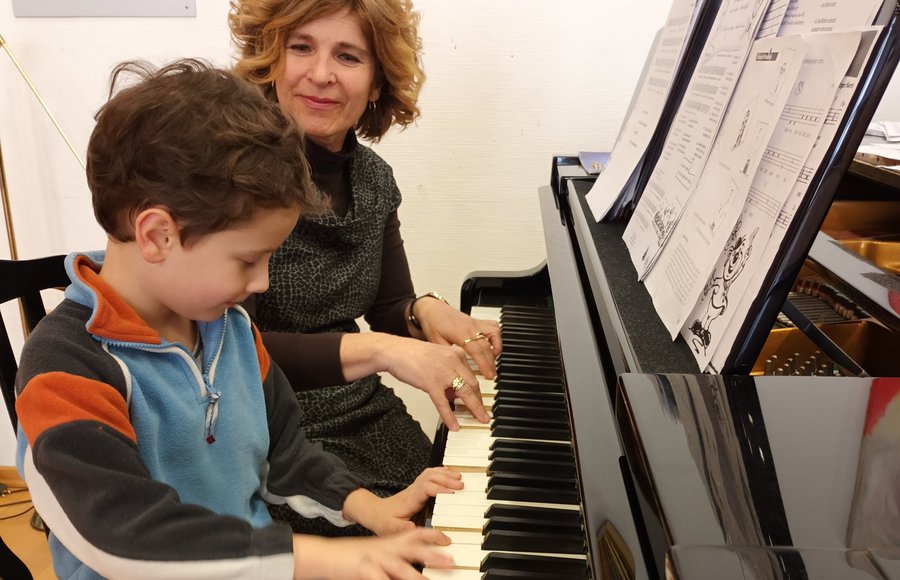 Musikus, Ding-Kindergarten, Kinder